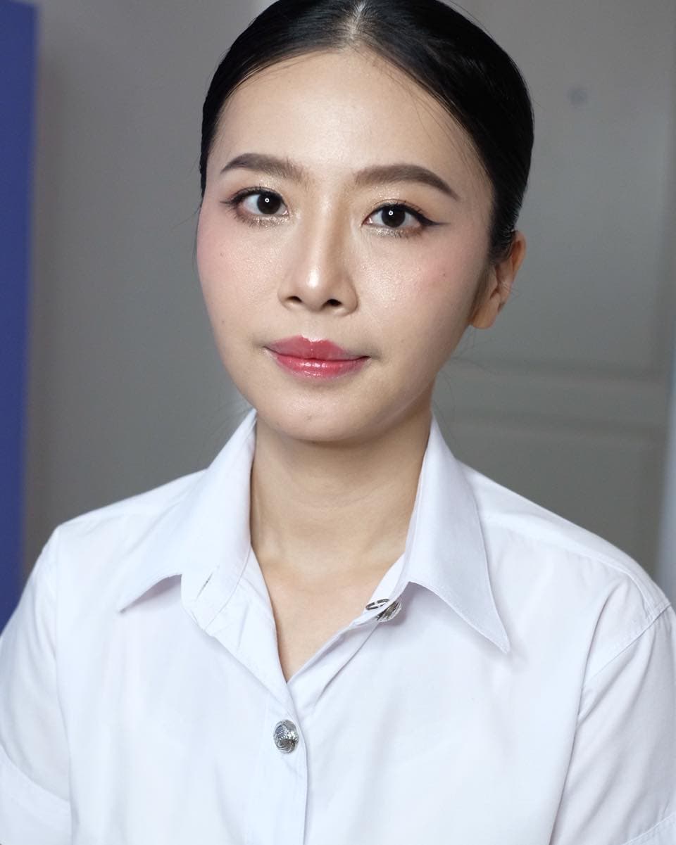 ดูแลหน้า-ผม น้องแอมป์ สาวม.ราม วันรับจริงค่า