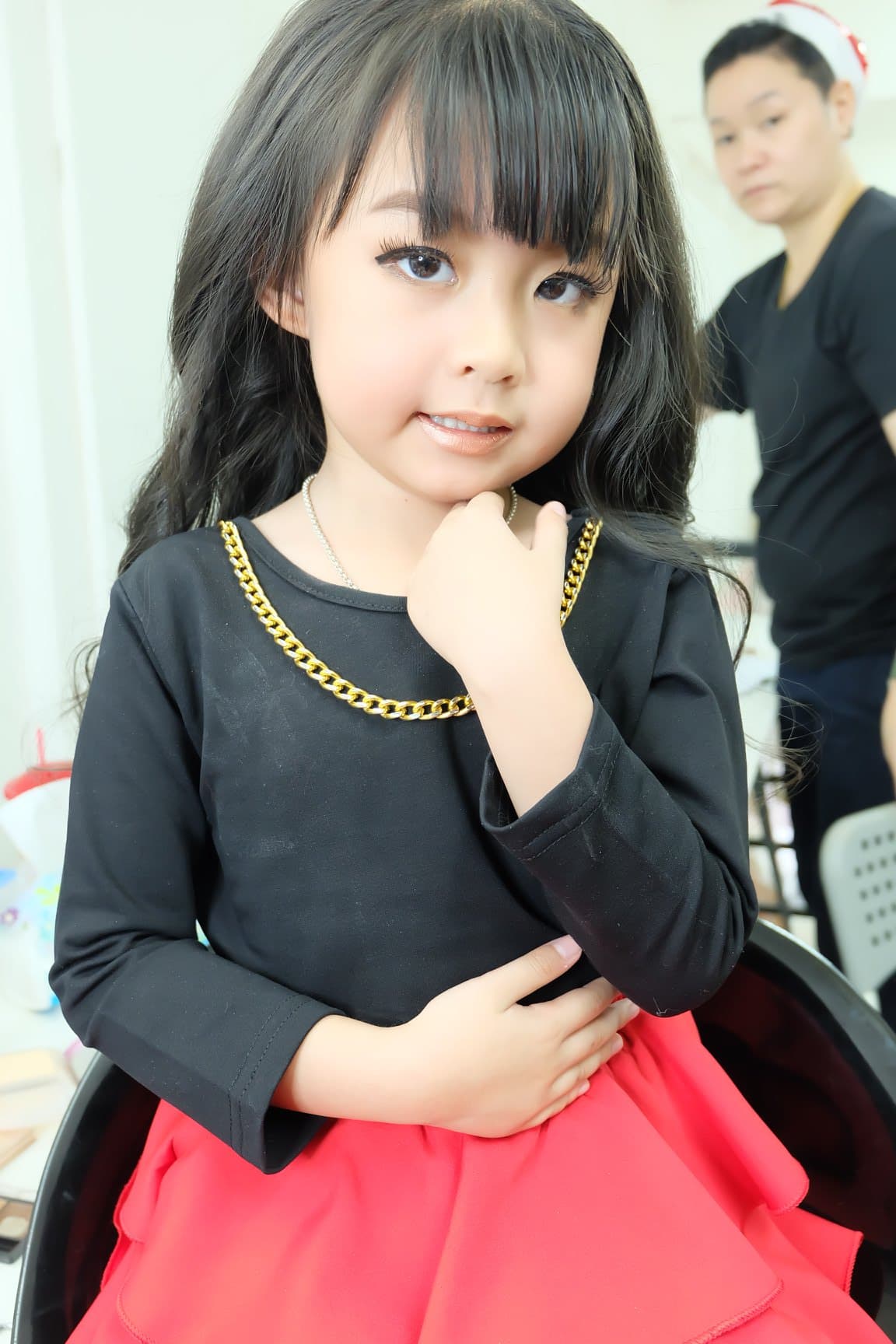 ผลงานการแต่งหน้าถ่ายแบบเด็ก