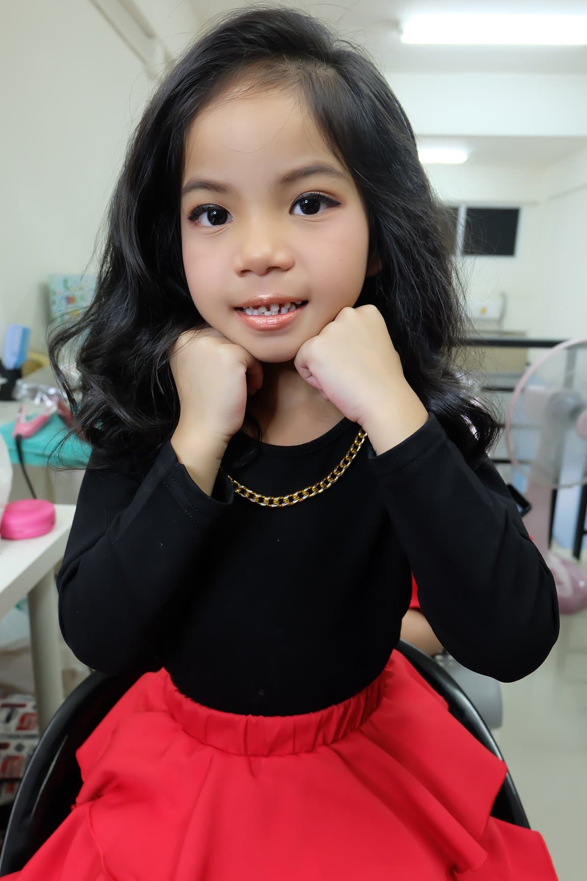 ผลงานการแต่งหน้าถ่ายแบบเด็ก